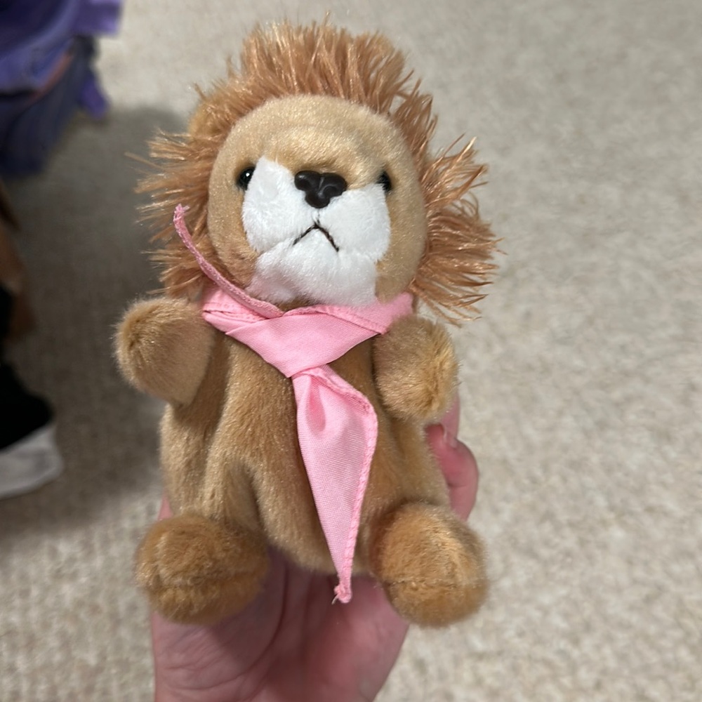 Phi mu stuffed lion